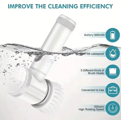 PowerScrub Pro — Cordless Rotating Cleaning Brush