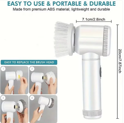PowerScrub Pro — Cordless Rotating Cleaning Brush